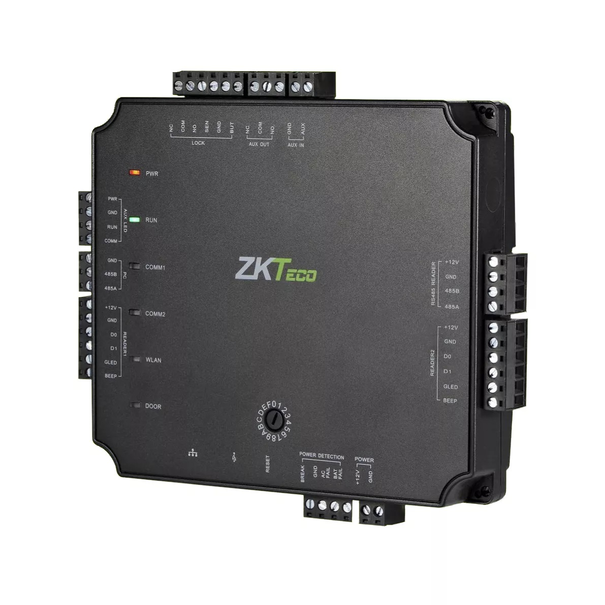 C5S110 (ZKTeco) Сетевой контроллер (Ethernet) на 2 считывателя (Wiegand) 1 реле, 100 000 ключей